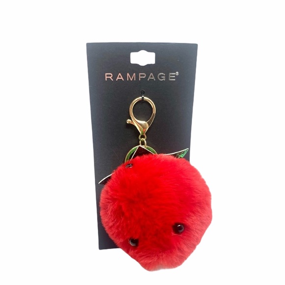 NWT. Plush strawberry keychain or bag charm - Picture 4 of 9